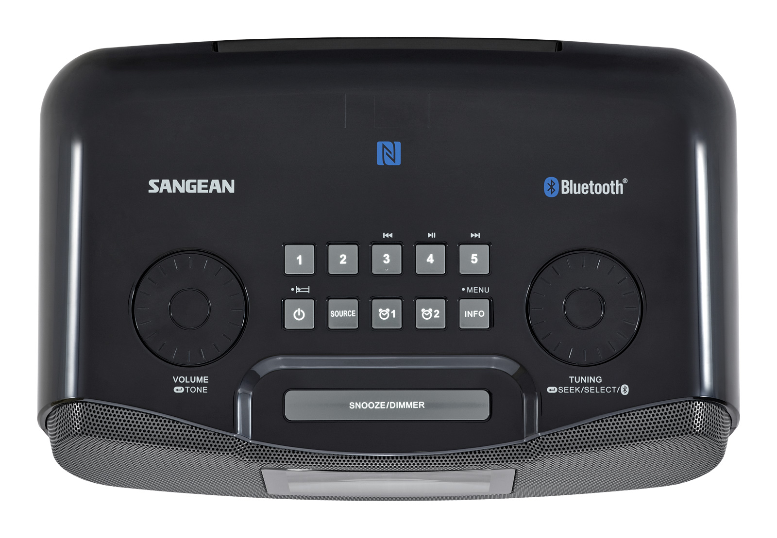 Radio réveil AM / FM - Stéréo RBDS et Bluetooth RCR-20