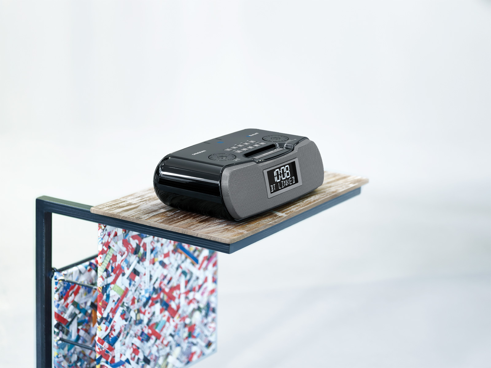 Radio réveil AM / FM - Stéréo RBDS et Bluetooth RCR-20