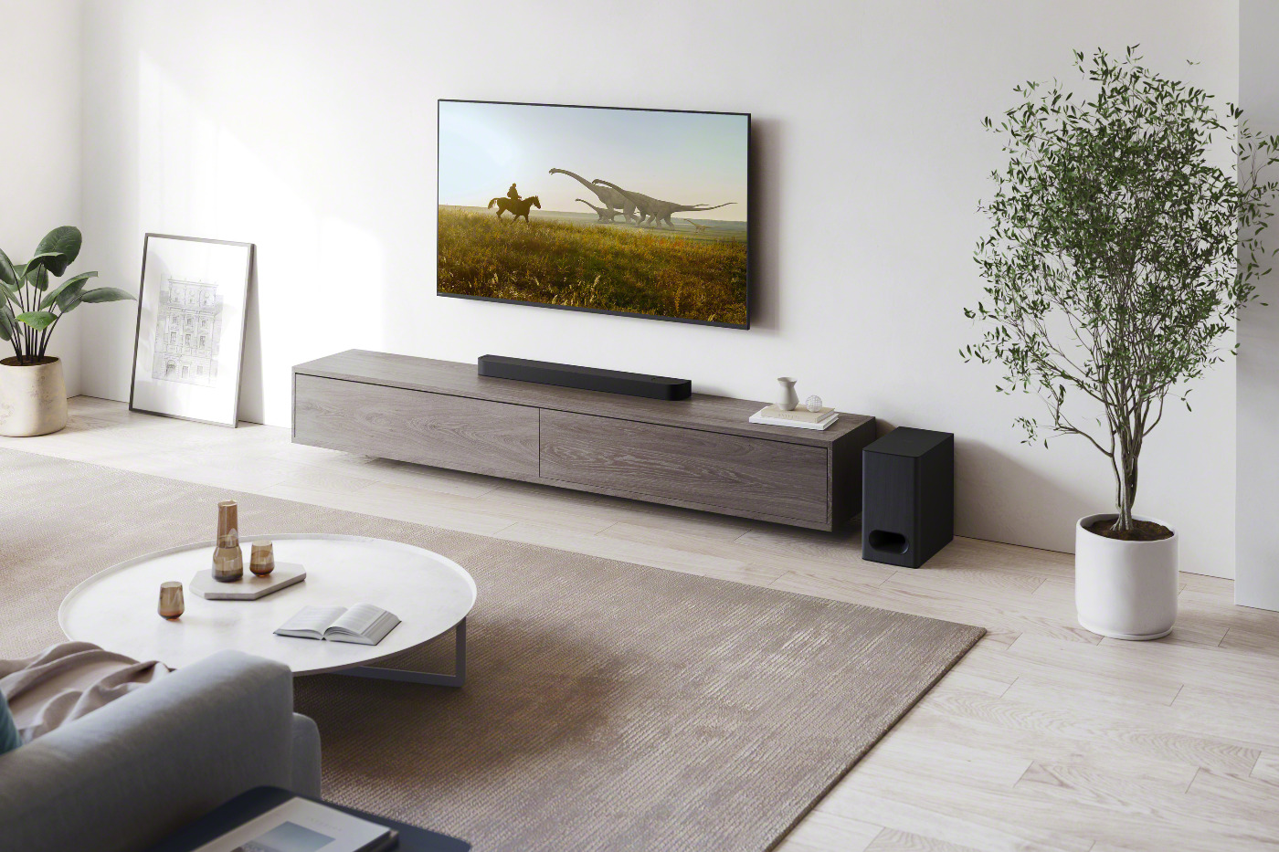 Sony Theater Bar 6 - Barre de son 3.1.2 canaux avec caisson de graves sans fil puissant HT-B600