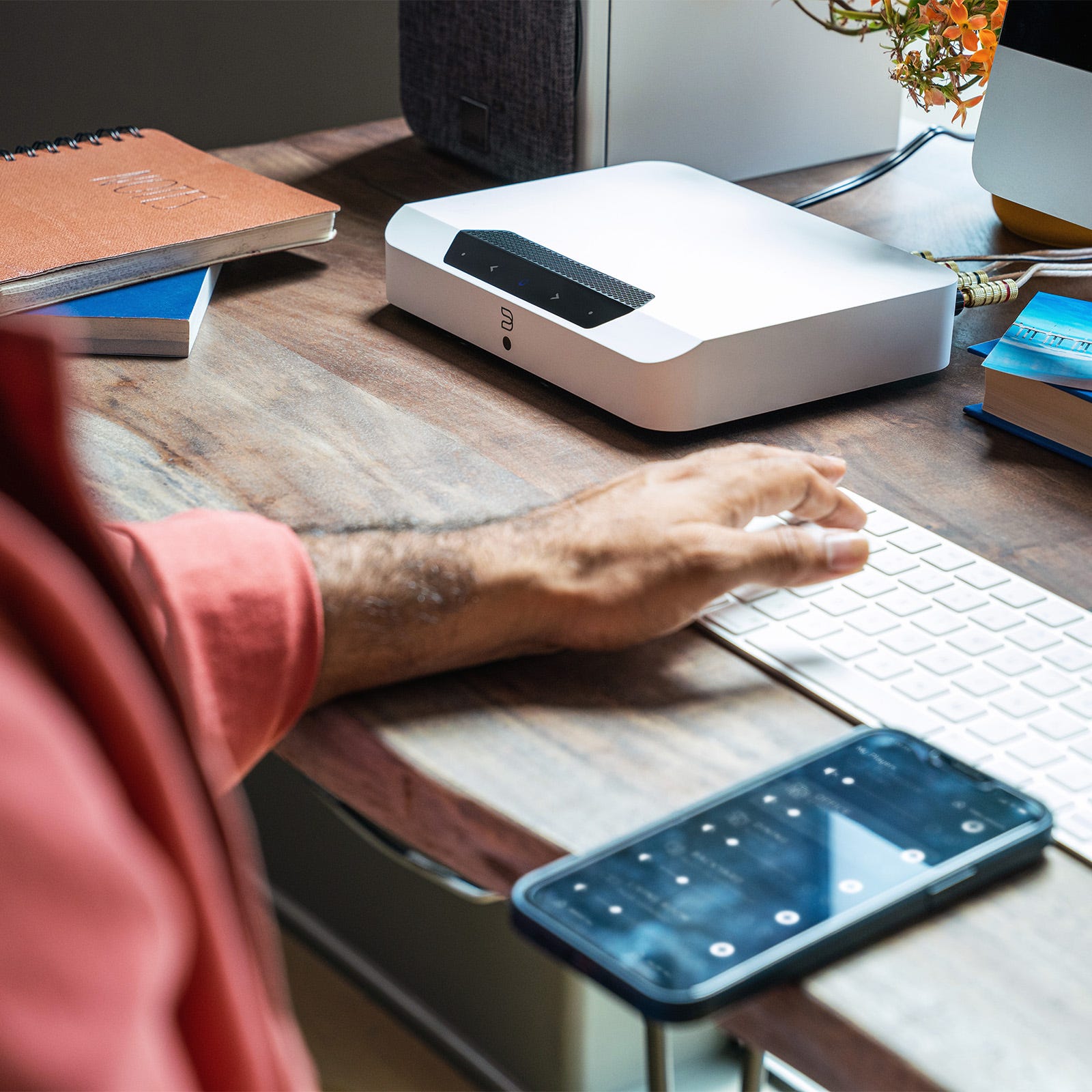 POWERNODE EDGE - Amplificateur de diffusion de musique sans fil compact 