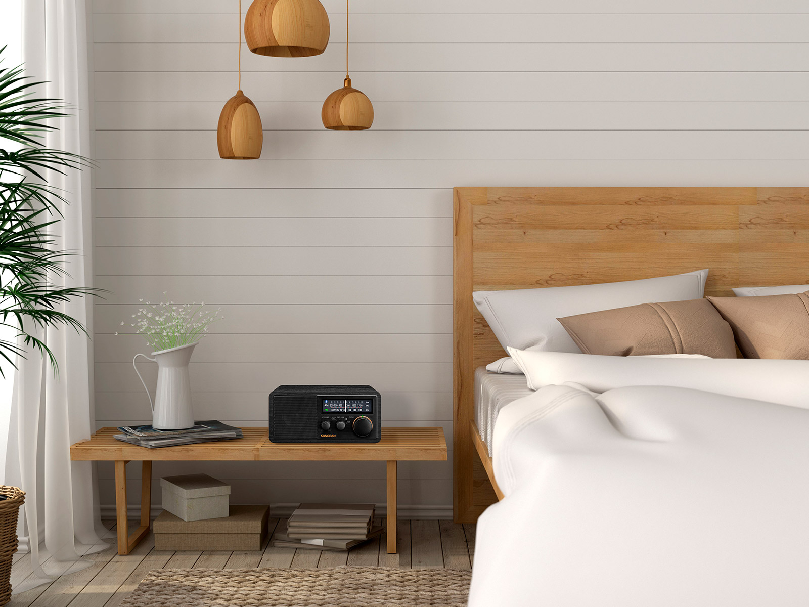RADIO DE TABLE AM/FM ANALOGUE ET BLUETOOTH SG-118